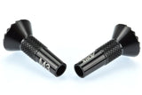 Apex RC Products Black Aluminum Futaba / Spektrum DX6 DX6i DX7S DX8 DX9 / Taranis X9DRC Transmitter Gimbal Stick Ends #1712