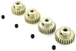 Apex RC Products 48 Pitch 24T 25T 26T 27T Aluminum Pinion Gear Set #9752
