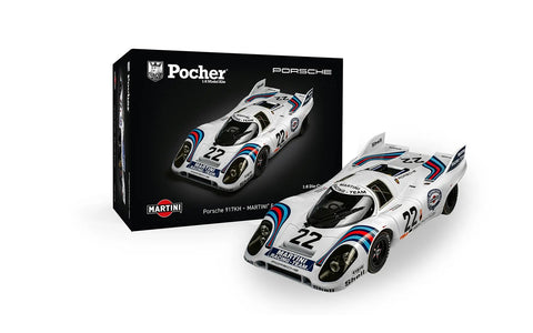 Pocher Porsche 917KH - Martini Edition 1/8 Scale Die-Cast Model Car Kit HK122