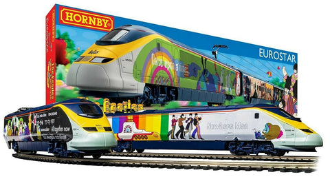 Hornby The Beatles 'Yellow Submarine' Eurostar OO Gauge Model Train Set R1253M