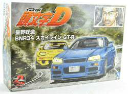 Aoshima Initial D Hosino Kozo BNR34 Nissan Skyline GT-R #09 1/24 Car Kit 05733