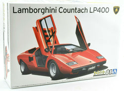 Aoshima 1974 Lamborghini Countach LP400 #01 1/24 Plastic Model Car Kit 05804