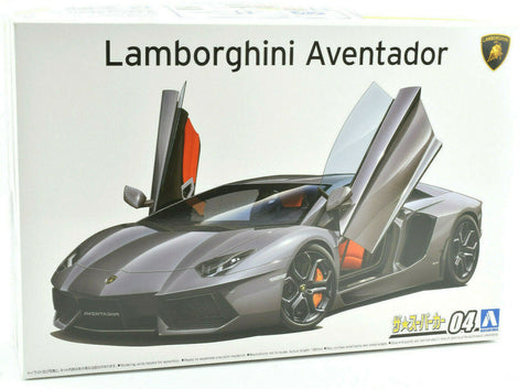 Aoshima 2011 Lamborghini Aventador LP700-4 #04 1/24 Plastic Model Car Kit 05864