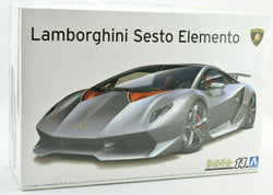 Aoshima 2010 Lamborghini Sesto Elemento #14 1/24 Plastic Model Car Kit 06221