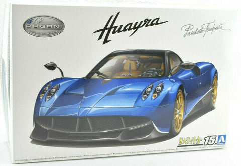 Aoshima 2016 Pagani Huayra Pacchetto Tempesta #15 1/24 Model Car Kit 06238