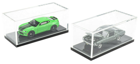 Premium Hobbies 1:64 Scale Acrylic Die-Cast Car Display Case - 2 Pack #1000