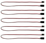 Apex RC Products Futaba Style 18" / 450mm Servo Extension - 5 Pack #1017