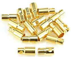 Apex RC Products 6.0mm Male / Female Gold Plated Bullet Connectors Plugs - 10 Pair #1107
