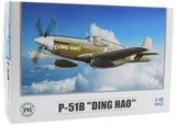 Premium Hobbies P-51B "Ding Hao" 1:48 Plastic Model Airplane Kit 136V