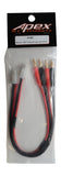 Apex RC Products Tamiya Style -> 4mm Banana Battery Charge Lead - 2 Pack #1402