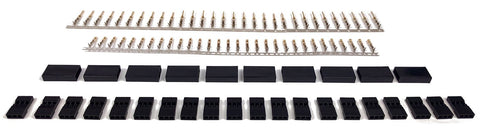 Apex RC Products Male/Female JR / Hitec / Spektrum Style Servo Connector Plugs - 10 Pair #1505
