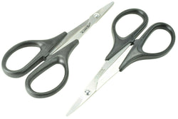Apex RC Products Body Trimming Scissor Set - 1 Straight & 1 Curved Scissor #2730