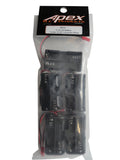 Apex RC Products 4 Cell AA Battery Holder W/ JST Connector Receiver Battery Pack - 5 Pack #2930