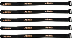 Apex RC Products 16mm X 300mm Lipo Battery Strap - 5 Pack #3041