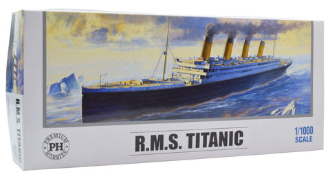 Premium Hobbies R.M.S Titanic W/ Colored Parts 1:000 Plastic Model Kit 310V