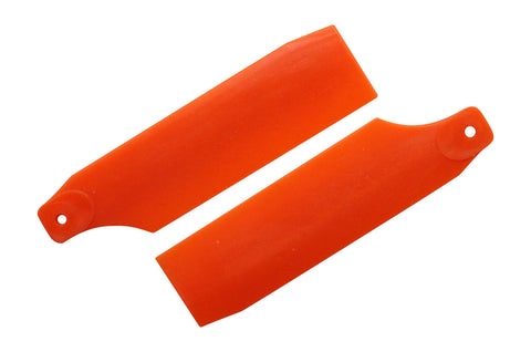 KBDD Neon Orange 61mm Tail Rotor Blades #4019