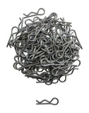 Apex RC Products 1/16 Small RC Galvanized Steel Body Clips - 100pcs #4025