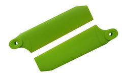 KBDD Neon Lime 72.5mm W/ 5mm Root Extreme Tail Rotor Blades #4031