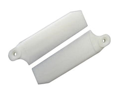 KBDD Pearl White 84.5mm Extreme Tail Rotor Blades #4092