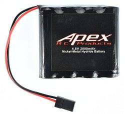 Apex RC Products 4.8v 2000Mah NiMh Flat Receiver Battery #7300