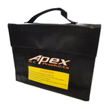 Apex RC Products 240mm X 65mm X 80mm XL Jumbo Lipo Safe Fire Resistant Charging Bag #8089