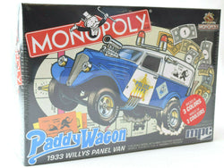 MPC Monopoly 1933 Willys Panel Paddy Wagon 1:25 Snap Plastic Model Car Kit 924M