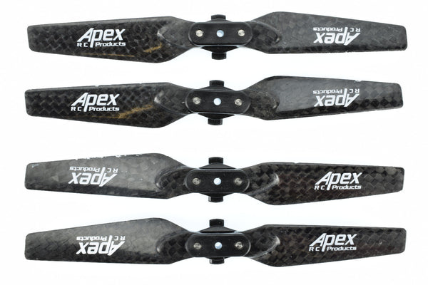 Apex RC Products DJI Spark 4.7 X 3.0 4730 Carbon Fiber Quick Release Props #9602