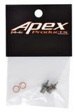 Apex RC Products Heavy Duty Medium (OS #8 Equivalent) Nitro Glow Plug - Made In Taiwan - 2 Pack #9700