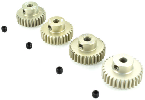 Apex RC Products 48 Pitch 28T 29T 30T 31T Aluminum Pinion Gear Set #9753