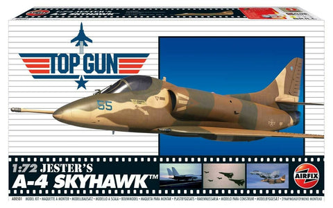 Airfix Top Gun Jester's A-4 Skyhawk 1:72 Scale Plastic Model Plane Kit A00501