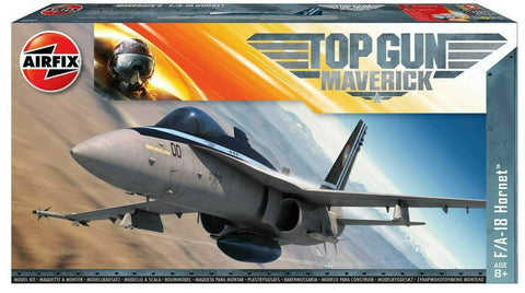 Airfix Top Gun Maverick F/A-18 Hornet 1:72 Scale Plastic Model Plane Kit A00504
