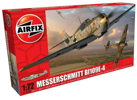 Airfix Messerschmitt Bf109E-4 1:72 Scale Plastic Model Plane A01008A