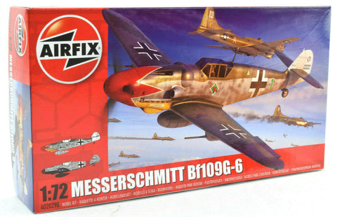Airfix Messerschmitt Bf109G-6 1:72 Scale Plastic Model Plane A02029B
