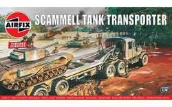 Airfix Vintage Classic Scammel 1:76 Scale Plastic Model Tank Transporter A02301V