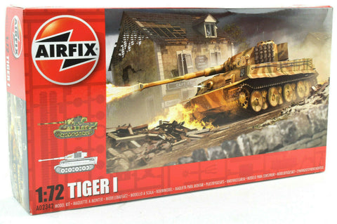 Airfix Vintage Tiger I 1:72 Scale Plastic Model Tank Kit A02342