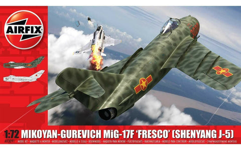 Airfix Mikoyan-Gurevich MiG-17F 'Fresco' 1:72 Plastic Model Airplane Kit A03091