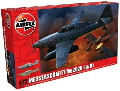 Airfix Messerschmitt Me262B-1a/U1 1:72 Scale Plastic Model Plane Kit A04062