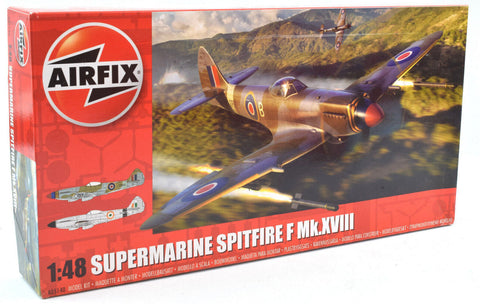 Airfix Supermarine Spitfire F Mk.XVIII 1:48 Scale Plastic Model Plane Kit A05140
