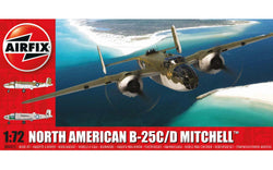Airfix North American B-25C/D Mitchell 1:72 Scale Plastic Model Airplane A06015