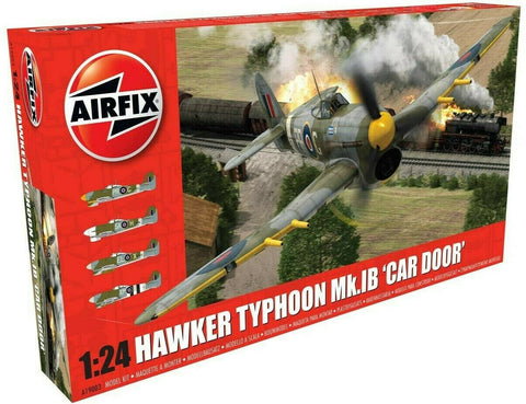 Airfix Hawker Typhoon Mk.IB 'Car Door' - 1 Extra Scheme 1:24 Model Plane A19003A - SALE