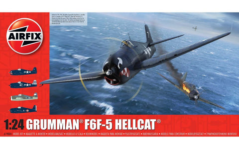 Airfix Grumman F6F-5 Hellcat 1:24 Plastic Model Plane A19004 - SALE