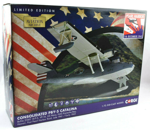 Corgi Consolidated PBY-5 Catalina - Pearl Harbor 1:72 Die-Cast Airplane AA36112