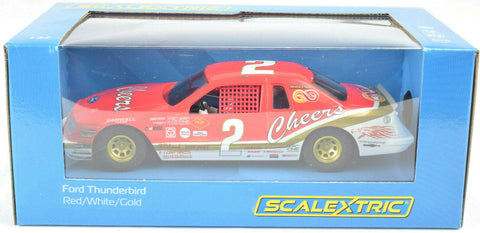 Scalextric "Cheers" Ford Thunderbird Stock Car DPR 1/32 Slot Car C4067