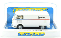 Scalextric "Brumos" Volkswagen Panel Van T1b DPR W/ Lights 1/32 Slot Car C4086