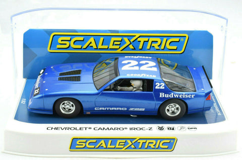 Scalextric "Budweiser" Chevrolet Camaro IROC-Z DPR 1/32 Scale Slot Car C4145