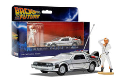 Corgi Back to the Future DeLorean & Doc Brown 1:36 Scale Die-Cast Car CC05503