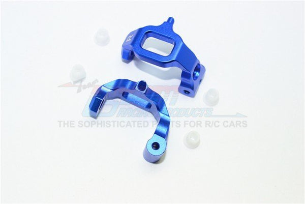 GPM Racing Traxxas 4-Tec 2.0 Blue Aluminum Front C Hub Set GT019-B