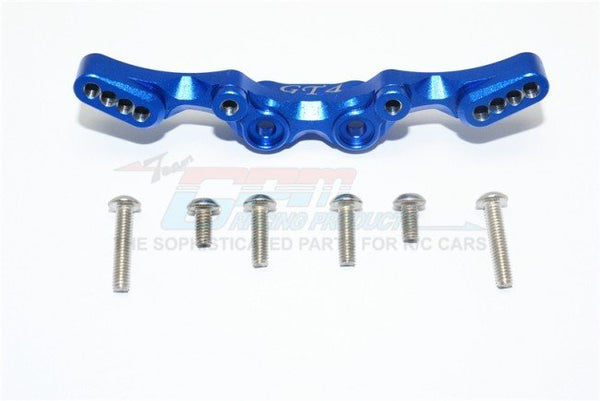 GPM Racing Traxxas 4-Tec 2.0 Blue Aluminum Rear Shock Tower GT030-B