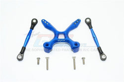 GPM Racing Traxxas 4-Tec 2.0 Blue Aluminum Rear Tie Rods W/ Stabilizer GT049R-B