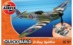 Airfix QUICK BUILD Spitfire Snap Together Plastic Model Plane Kit J6045